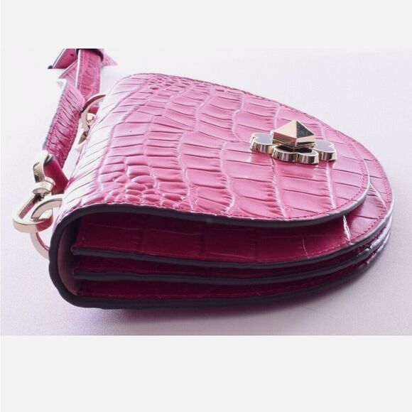 KATE SPADE KACI CROC EMBOSSED CHERRY PIE CROSSBODY - Picture 2 of 5